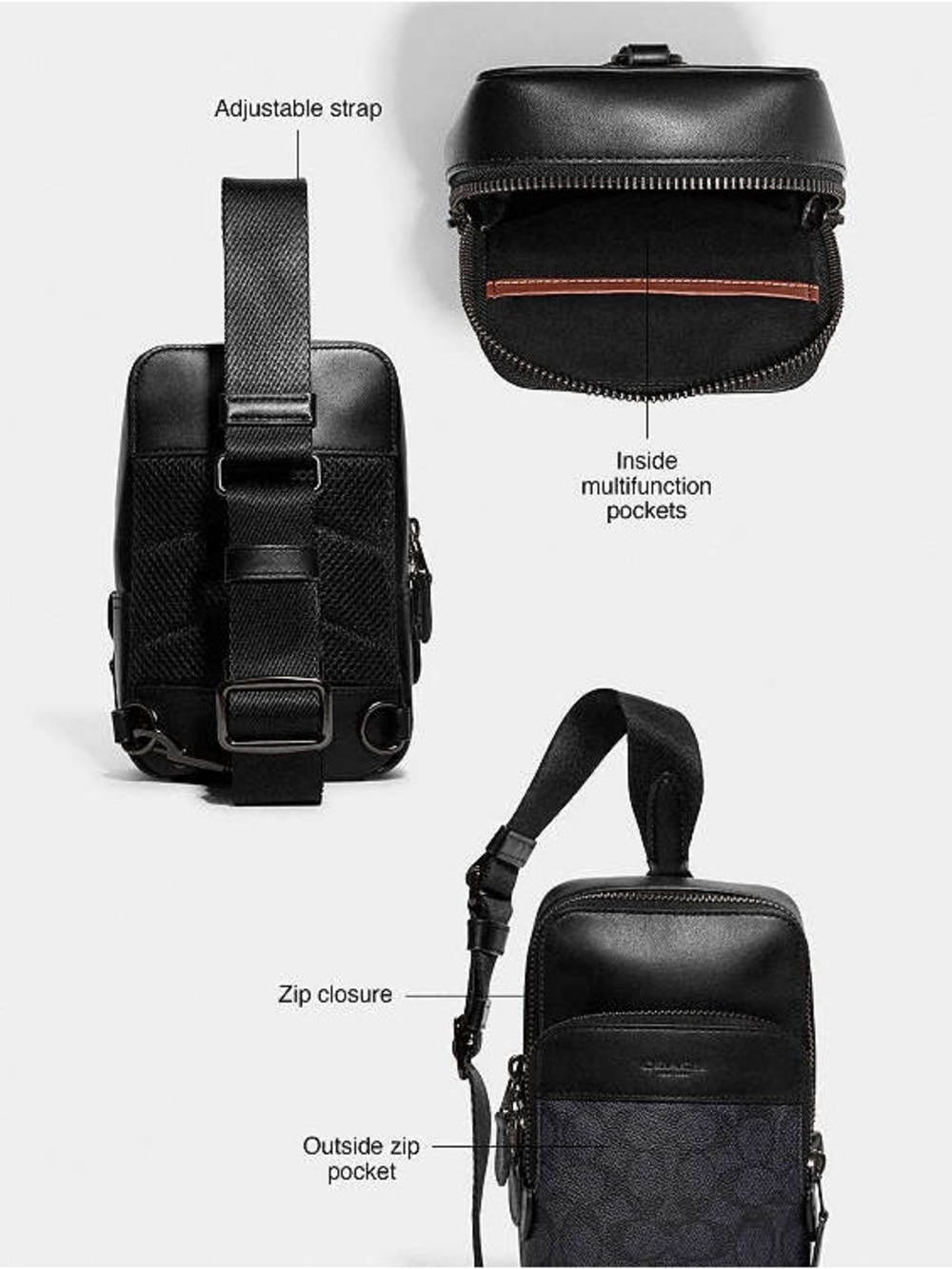 Coach Gotham Sling Pack 13
In Signature Canvas [Retail] - Picture 5 of 5